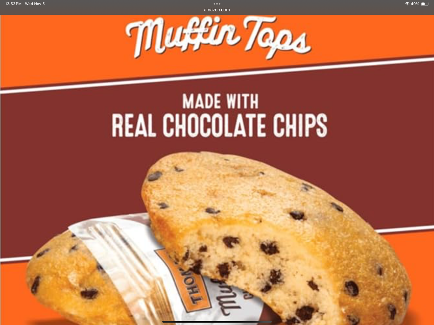 Chocolate Chip Muffin Tops