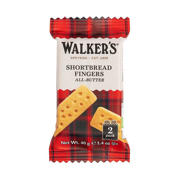 Walker's Shortbread Fingers, Pure Butter Shortbread Cookies, 2 Pk (1.4 Oz)