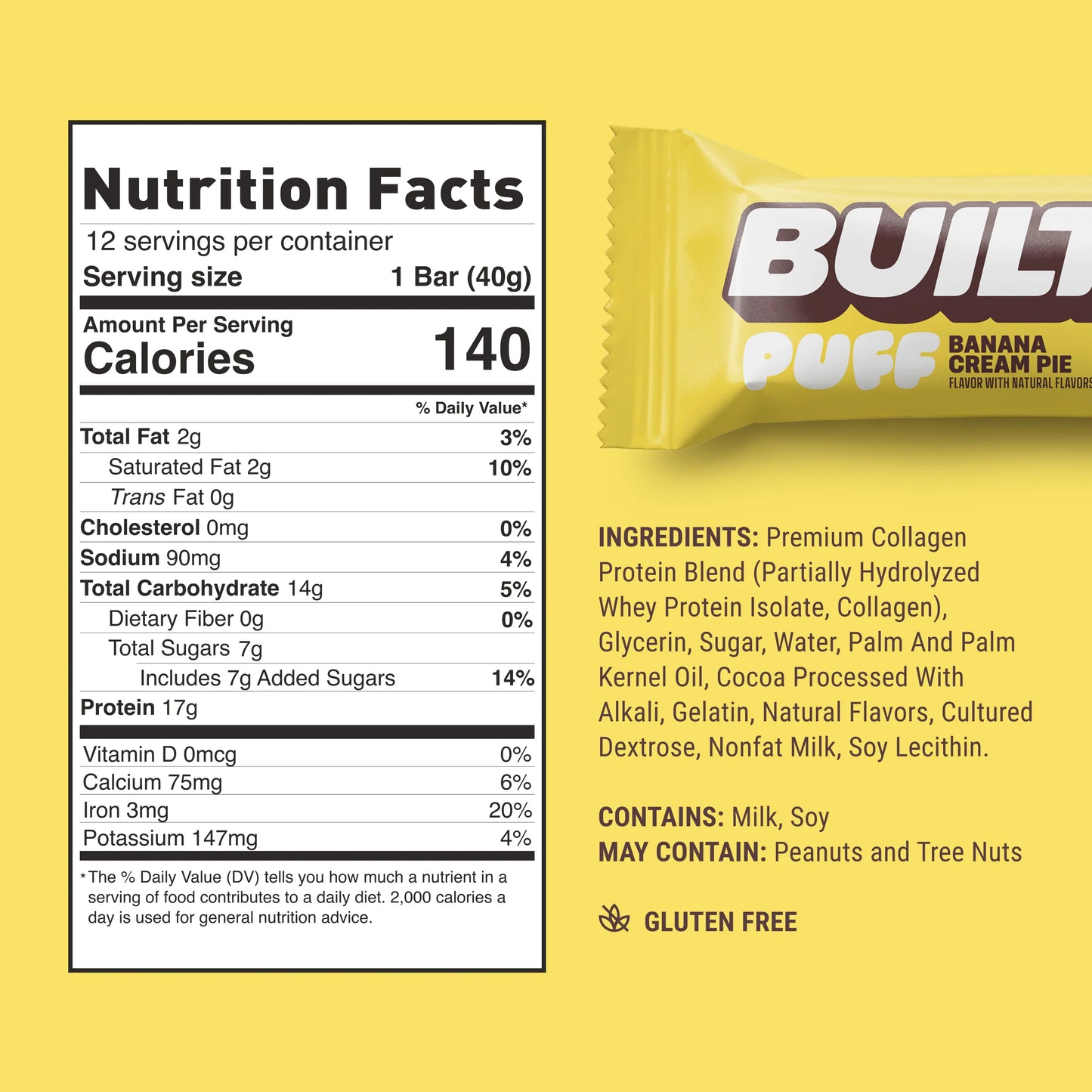 BUILT PUFF Protein Bar