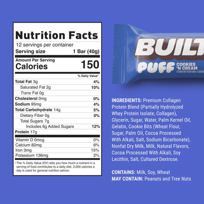 BUILT PUFF Protein Bar