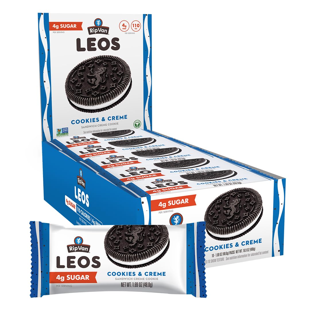 Rip Van LEOs - Cookies and Cream Sandwich Cookies